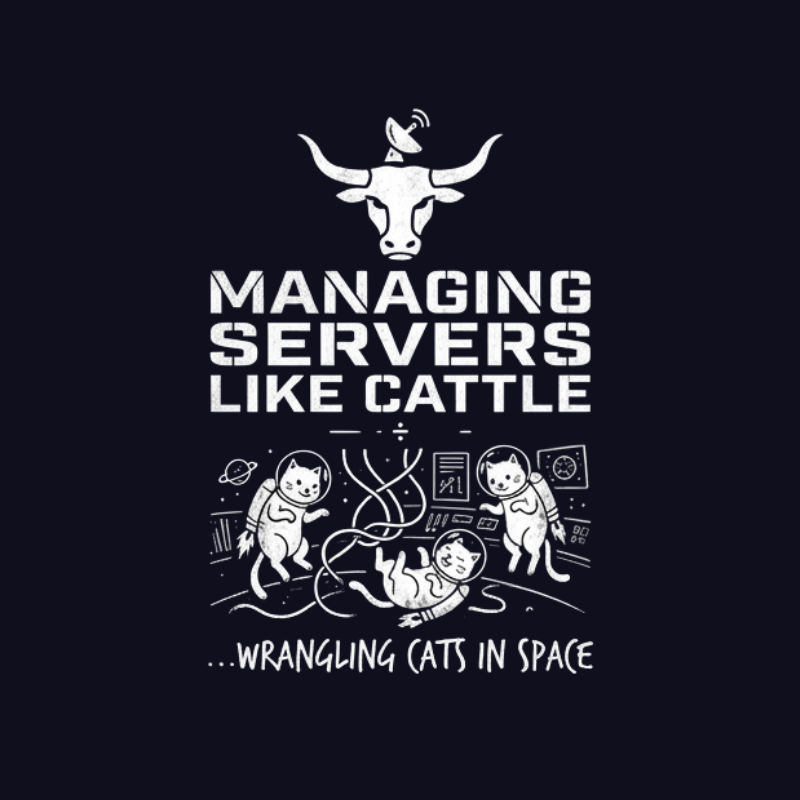 Managing Servers Like Cattle, Wrangling Cats in Space
