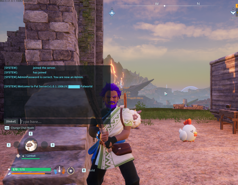 Palworld character screenshot